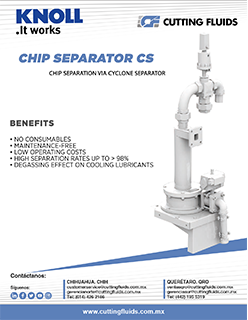 Chip separator CS