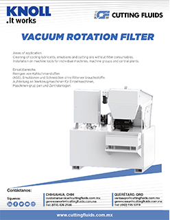 Vacuum rotation filter